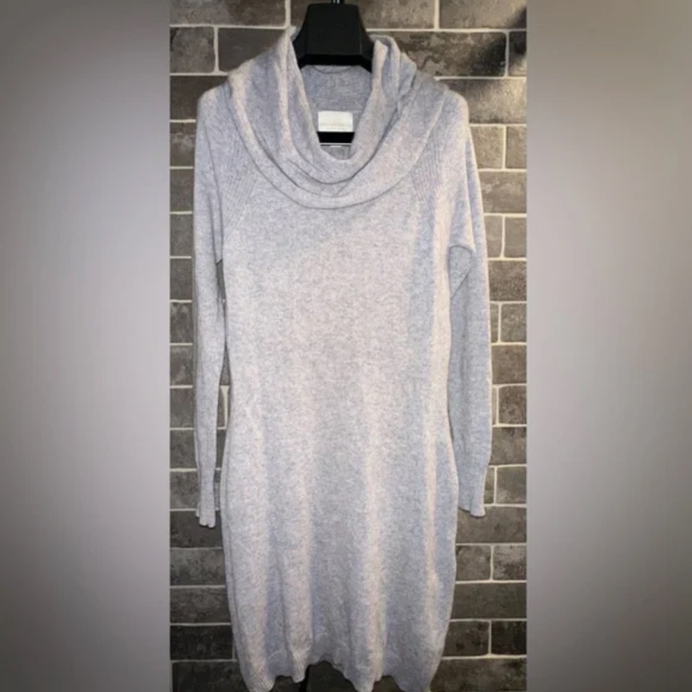 Cynthia Rowley Grey 100% Cashmere Sweater Dress Size Medium